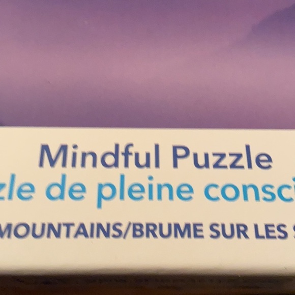 Calm Mindful 300 Piece Puzzle Foggy Mountains Scenery Set. - Picture 5 of 8